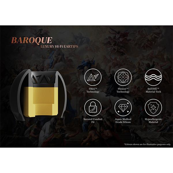 VGP2026 SUMMER受賞】ELETECH BAROQUE L 2ペア イヤーピース イヤー