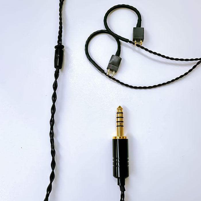 e☆イヤホン・ラボ Obsidian GeN2 FitEar-4.4mm (イヤーループ仕様