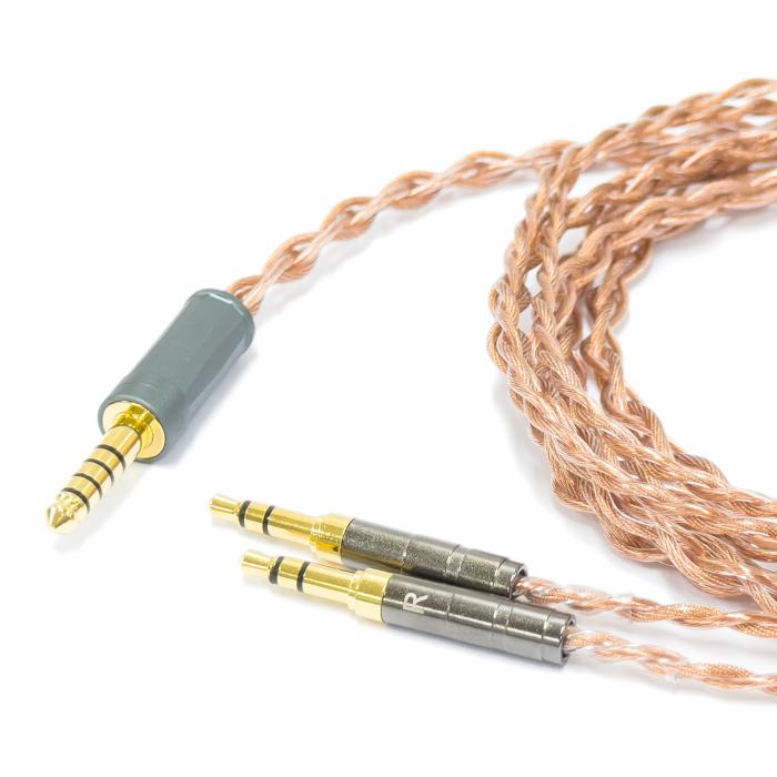 EFFECT AUDIO Ares S Lite/HP 1.8m(3.5mmx2 to 4.4mm) ヘッドホン