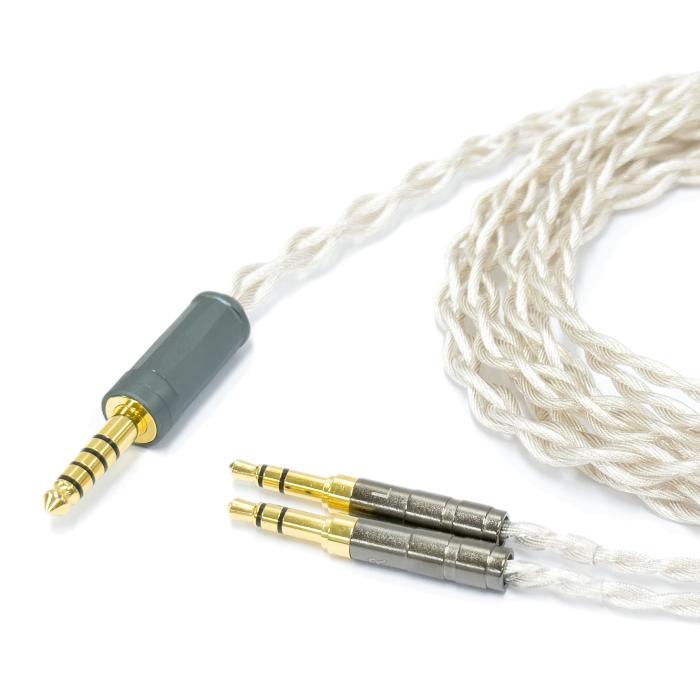 EFFECT AUDIO Cadmus Lite/HP 1.8m(3.5mmx2 to 4.4mm) ヘッドホンケーブル リケーブル 3.5mm両出し 4.4mm5極 バランス エフェクトオーディオ_1