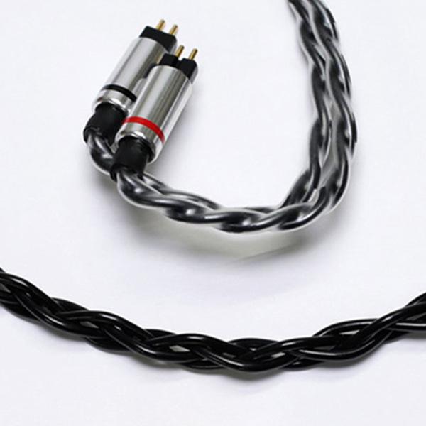 HYLA - (お取り寄せ) 2pin CIEM 2.5粍 OFC cable for (black) (納期:1か月座標軸) イヤホン、ヘッドホン-オーディオ機器