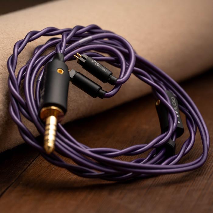 PW AUDIO No.15 CIEM 2pin 4.4mm Balanced イヤホンケーブル リ