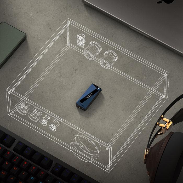 楽彼(LUXURY&PRECISION) W2Ultra Blue ヘッドホンアンプ DAC アンプ