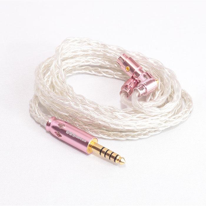TACable powered by HAKUGEI 瑠璃仙2 4.4mm MMCX イヤホンケーブル リ