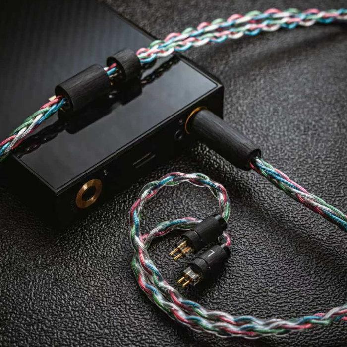 Yongse All CuAg8 3.5mm-MMCX イヤホンケーブル リケーブル 3.5mm3極