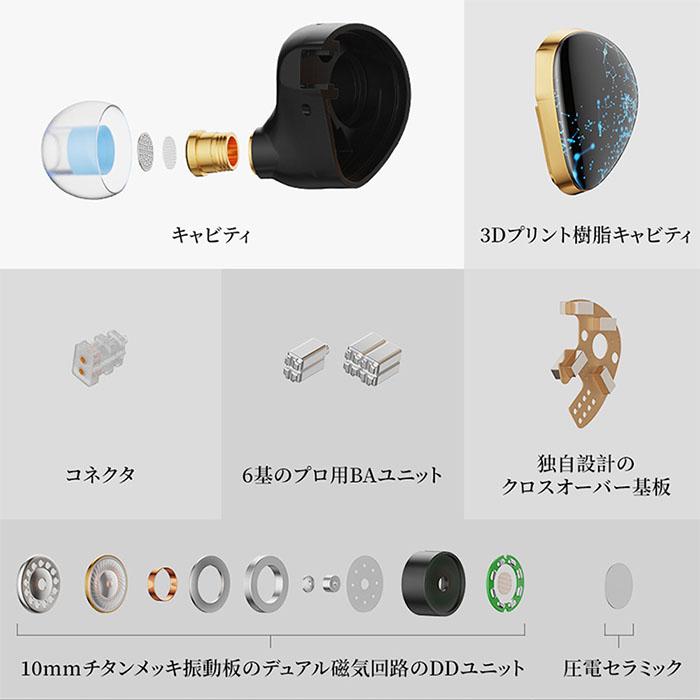 NICEHCK NICEHCK NX8 Special Edition (3.5mm/4.4mm) 有線イヤホン