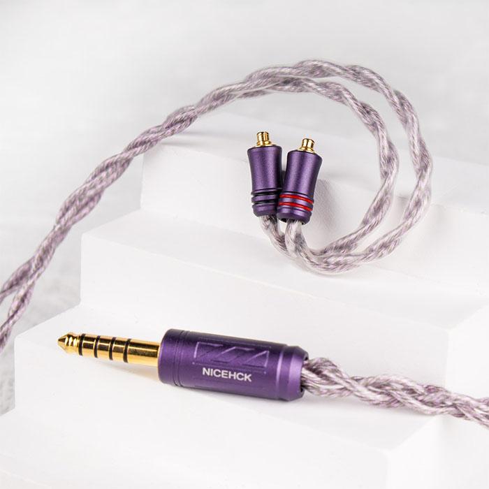 NICEHCK NICEHCK Ace Lilac (MMCX 4.4mm) イヤホンケーブル リケーブル