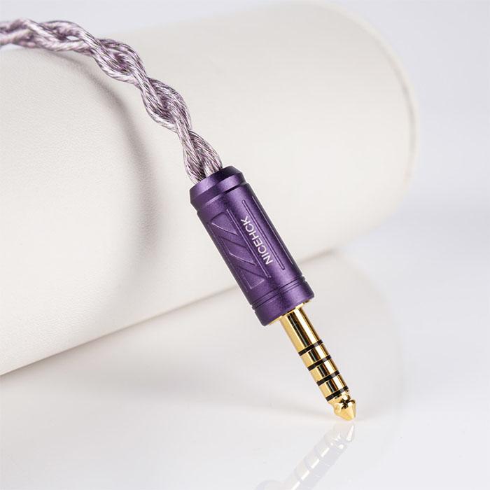 NICEHCK NICEHCK Ace Lilac (MMCX 4.4mm) イヤホンケーブル リケーブル