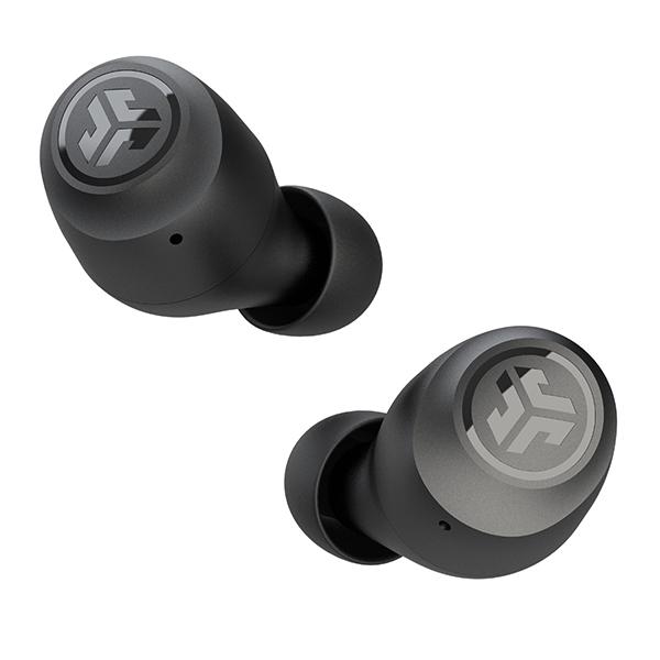 ワイヤレスイヤホン JLAB ジェイラブ Go Air Pop True Wireless Earbuds Black Bluetooth 最大32時間再生 マイク付き 防水 IPX4 片耳 シリーズ最軽量 (送料無料)｜e-earphone｜02