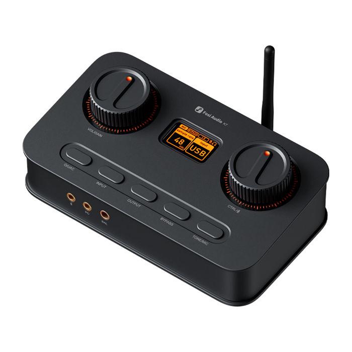 Fosi Audio DAC K7 ゲーミングアンプ デスクトップ アンプ 3.5mm 4.4mm