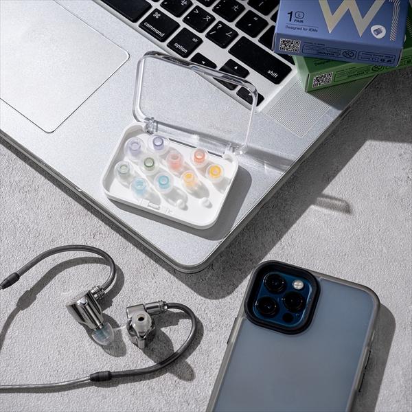 SpinFit Tip Pod イヤーチップ収納ケース ホワイト イヤーピース