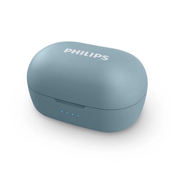 完全ワイヤレス イヤホン PHILIPS TAT2205 ブルー 無線 Bluetooth おしゃれ コードレス マイク付き ハンズフリー イヤフォン｜e-earphone｜08