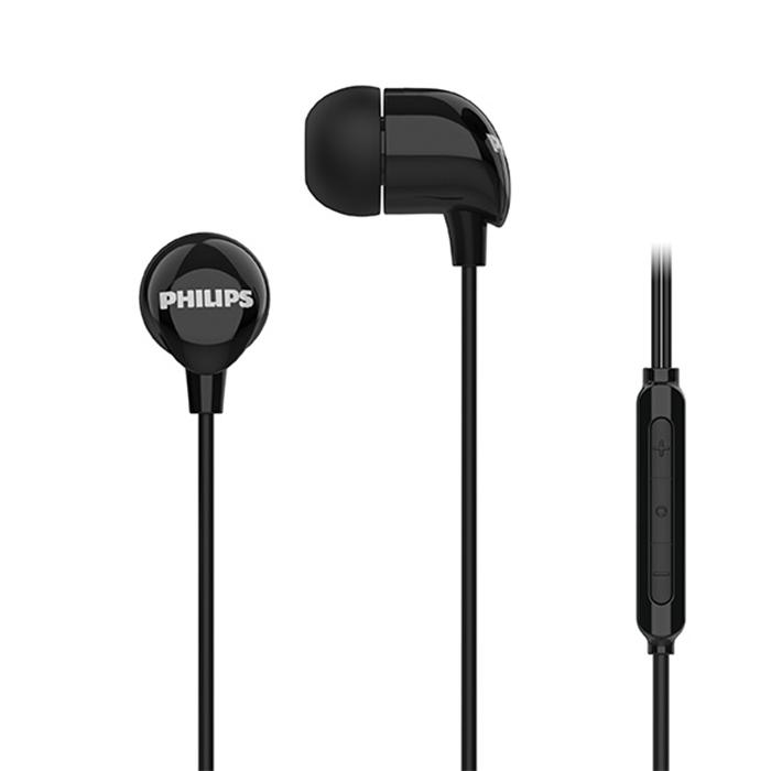 PHILIPS TAE2146 ブラック 有線 イヤホン USB-C カナル型 マイク付き