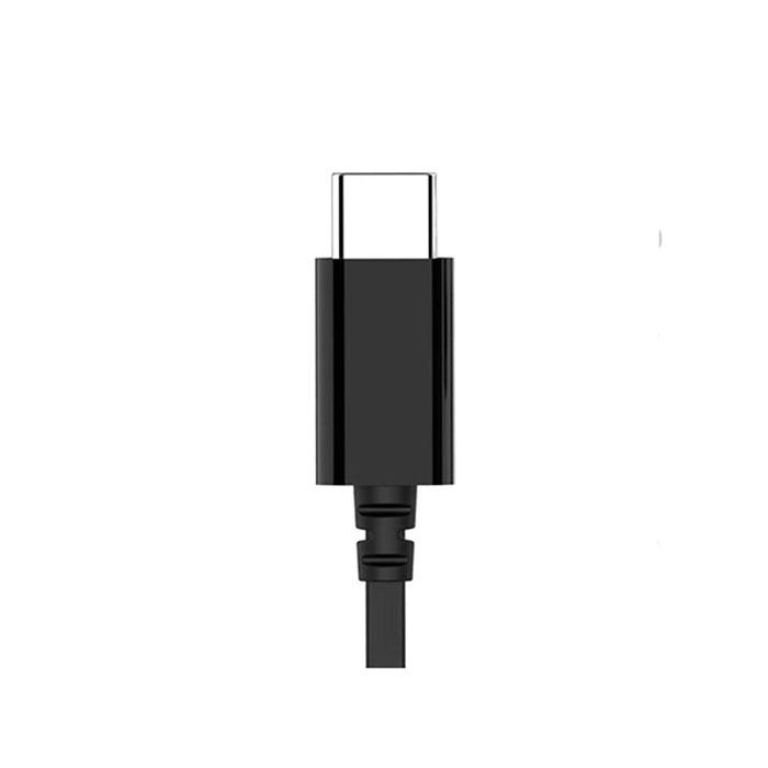 タイプC イヤホン) SOUL SC300BK BLACK 有線イヤホン USB-C Type-C