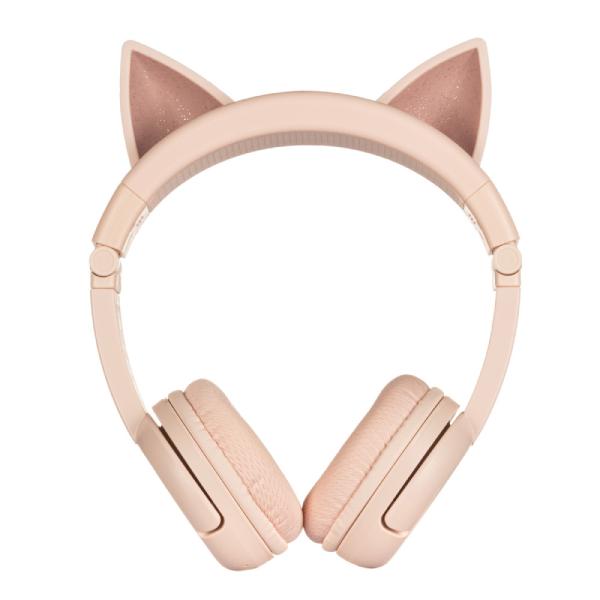 (お取り寄せ) Onanoff オナノフ BuddyPhones PlayEars+ CAT with BEAM MIC 子供向けヘッドホン 音量制限 ワイヤレスヘッドホン (送料無料)の画像