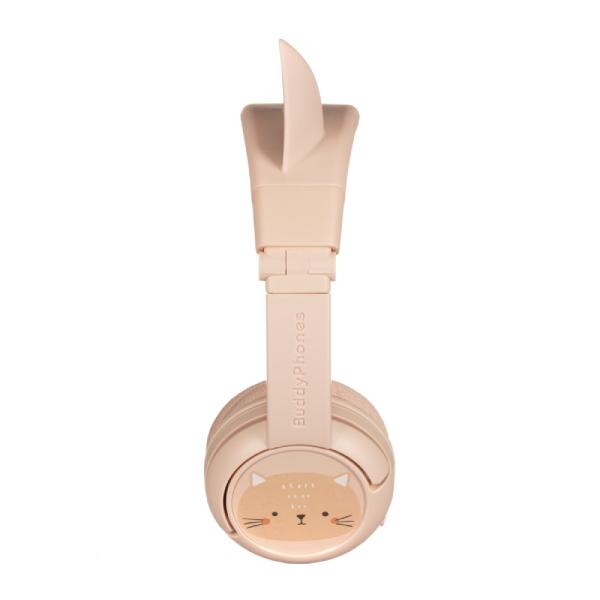 (お取り寄せ) Onanoff オナノフ BuddyPhones PlayEars+ CAT with BEAM MIC 子供向けヘッドホン 音量制限 ワイヤレスヘッドホン (送料無料)の画像