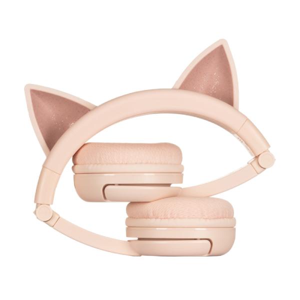 (お取り寄せ) Onanoff オナノフ BuddyPhones PlayEars+ CAT with BEAM MIC 子供向けヘッドホン 音量制限 ワイヤレスヘッドホン (送料無料)の画像