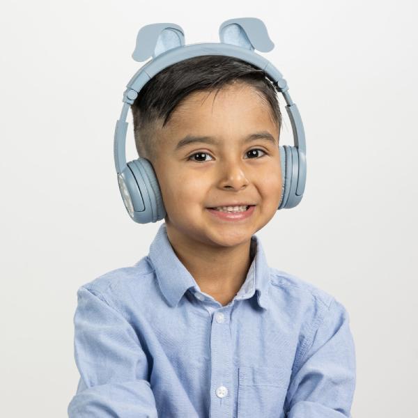 Onanoff オナノフ BuddyPhones PlayEars+ DOG with BEAM MIC 子供向けヘッドホン 音量制限 ワイヤレスヘッドホン (送料無料)の画像