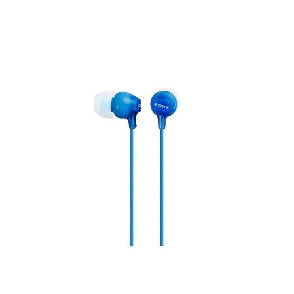 カナル型 イヤホン SONY ソニー MDR-EX15LP/LI ブルー｜e-earphone