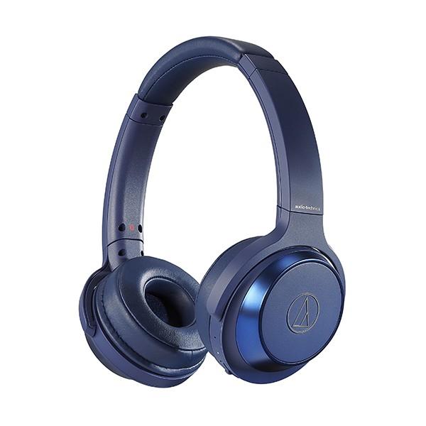 (お取り寄せ 納期:未定) ワイヤレス ヘッドホン audio-technica オーディオテクニカ ATH-WS330BT BL ブルー Bluetooth ブルートゥース｜e-earphone