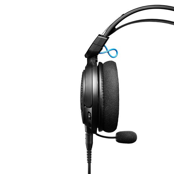 audio-technica ゲーミングヘッドセット ATH-GDL3 BK ブラック マイク付き ヘッドホン｜e-earphone｜05