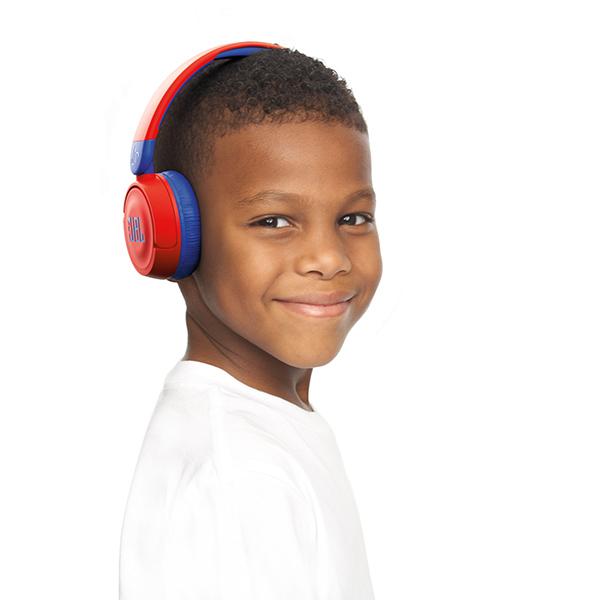 JBL JR310BT レッド/ブルー (JBLJR310BTRED) 子ども用 ワイヤレスヘッドホン マイク付き 難聴予防 セーフリスニング ジェービーエル｜e-earphone｜11
