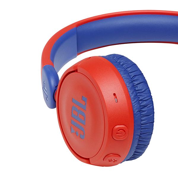 JBL JR310BT レッド/ブルー (JBLJR310BTRED) 子ども用 ワイヤレスヘッドホン マイク付き 難聴予防 セーフリスニング ジェービーエル｜e-earphone｜04