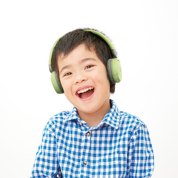 JBL JR310BT グリーン (JBLJR310BTGRN) 子ども用 ワイヤレスヘッドホン マイク付き 難聴予防 セーフリスニング ジェービーエル｜e-earphone｜09