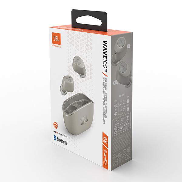 JBL フルワイヤレスイヤホン WAVE100TWS アイボリー