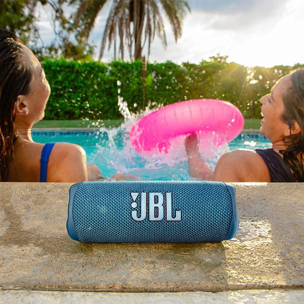 JBL FLIP6 ブルー (JBLFLIP6BLU) ポータブル Bluetooth スピーカー ワイヤレス 防水 アウトドア ジェービーエル｜e-earphone｜08