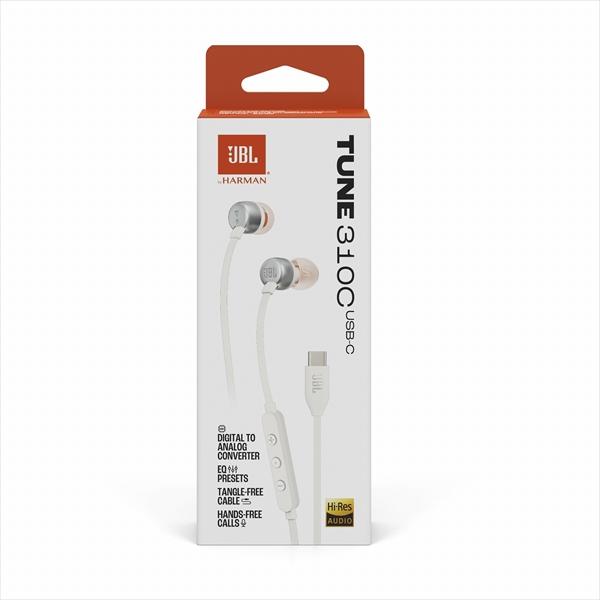 JBL（ジェイビーエル） JBL TUNE310C ホワイト (JBLT310CWHT) ジェー