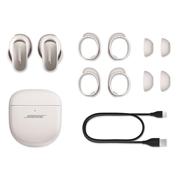 Bose QuietComfort Ultra Earbuds White Smoke ボーズ ワイヤレスイヤホン Bluetooth ノイズキャンセリング マイク付き 防水｜e-earphone｜09