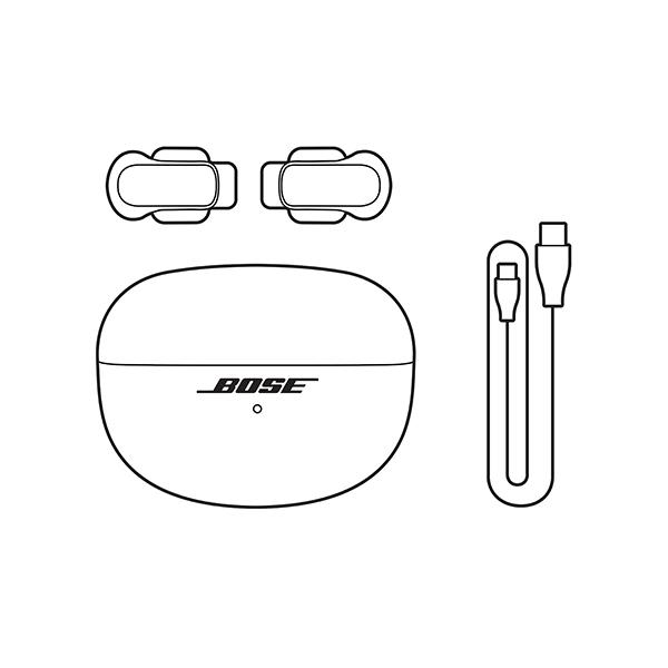 BOSE（ボーズ） Bose Ultra Open Earbuds White Smoke 耳を塞がない