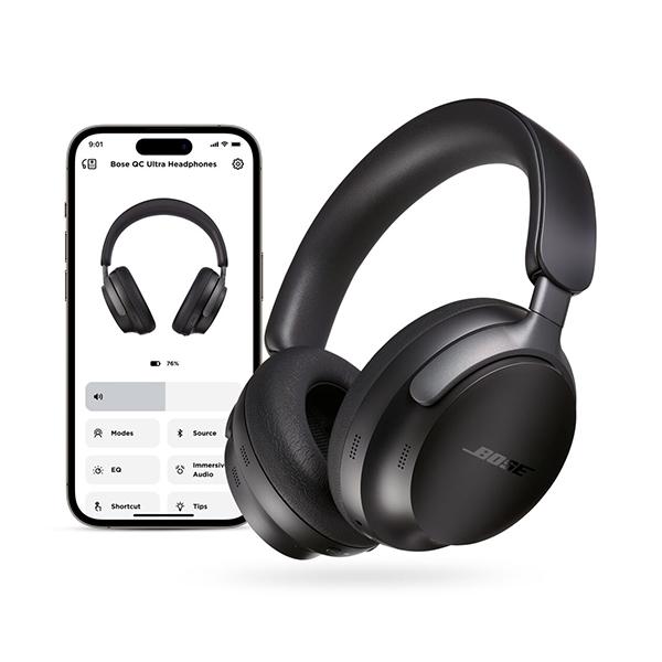 Bose QuietComfort Ultra Headphones Black ボーズ ワイヤレスヘッドホン ノイズキャンセリング マイク付き (送料無料)｜e-earphone｜12