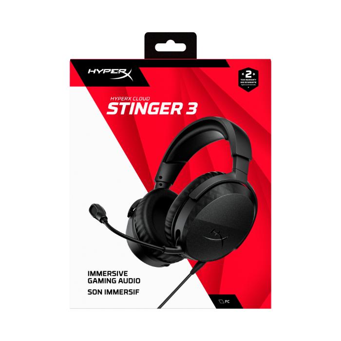 ゲーミングヘッドホンハイパーx Hyper X HyperX Cloud Stinger 3 Gaming HeadSet Black 【HXR-BS1T5AA