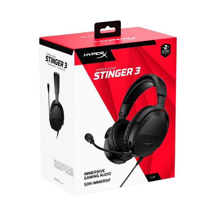 ゲーミングヘッドホンハイパーx Hyper X HyperX Cloud Stinger 3 Gaming HeadSet Black 【HXR-BS1T5AA
