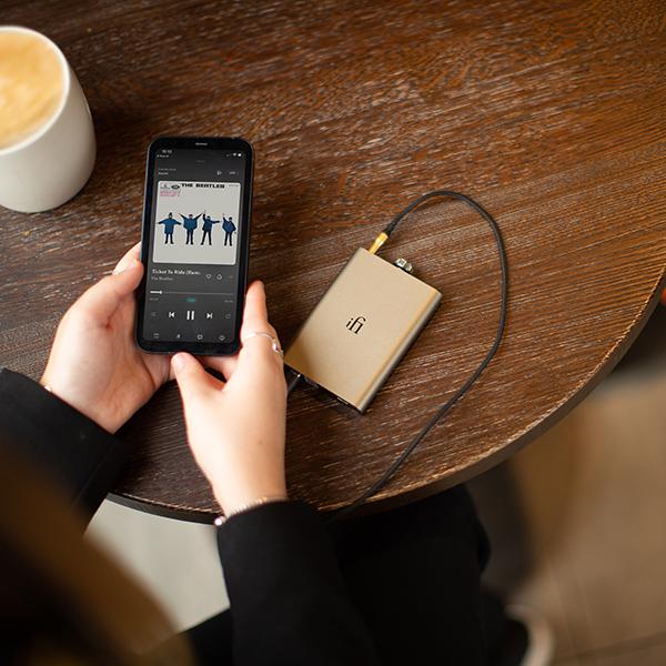 iFi-Audio hip-dac3 アイファイオーディオ ヘッドホンアンプ DAC内蔵 アンプ DACアンプ USB-C Type-C 4.4mm バランス接続対応 送料無料の画像