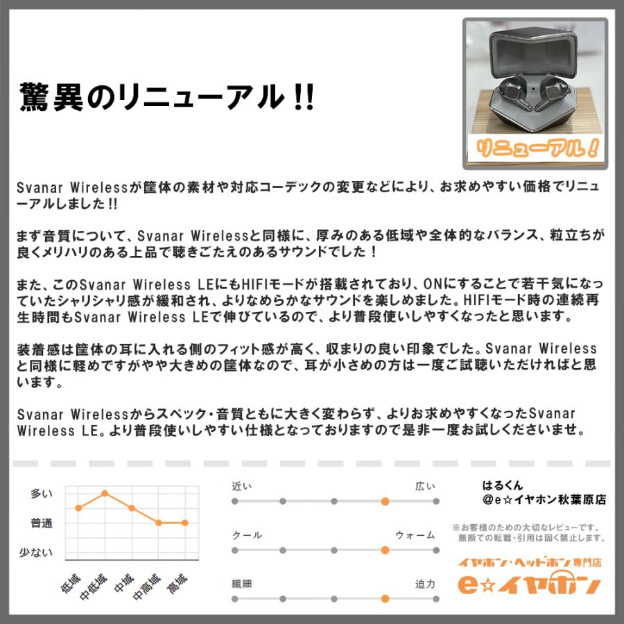 HIFIMAN（ハイファイマン） HIFIMAN Svanar Wireless LE ワイヤレス