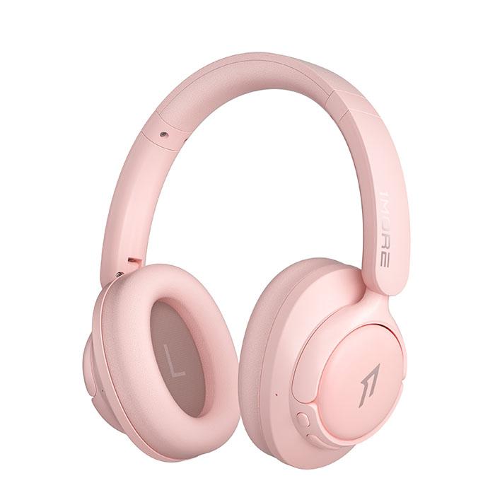 1MORE SonoFlow SE HQ31 ピンク ワイヤレス ヘッドホン Bluetooth ノイズキャンセリング ANC ゲーミングモード 低遅延 LDAC ワンモアの画像