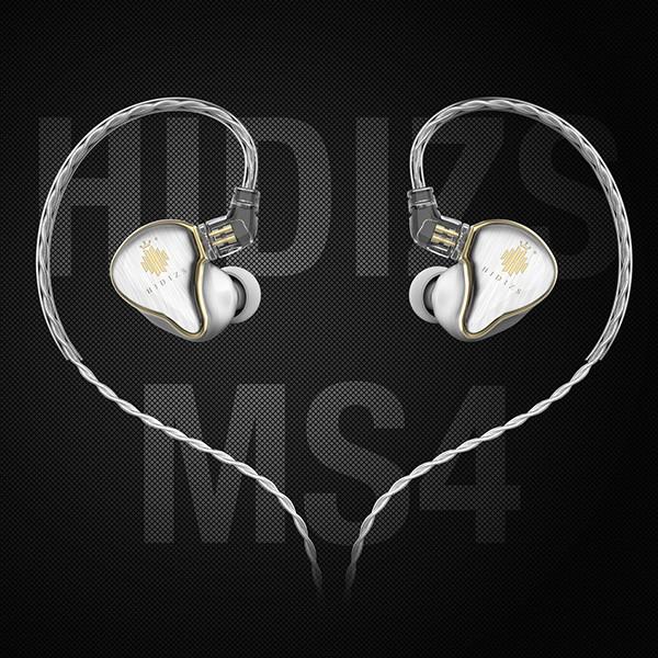 (お取り寄せ) カナル型 有線 高音質 イヤホン HIDIZS MS4 Silver シルバー