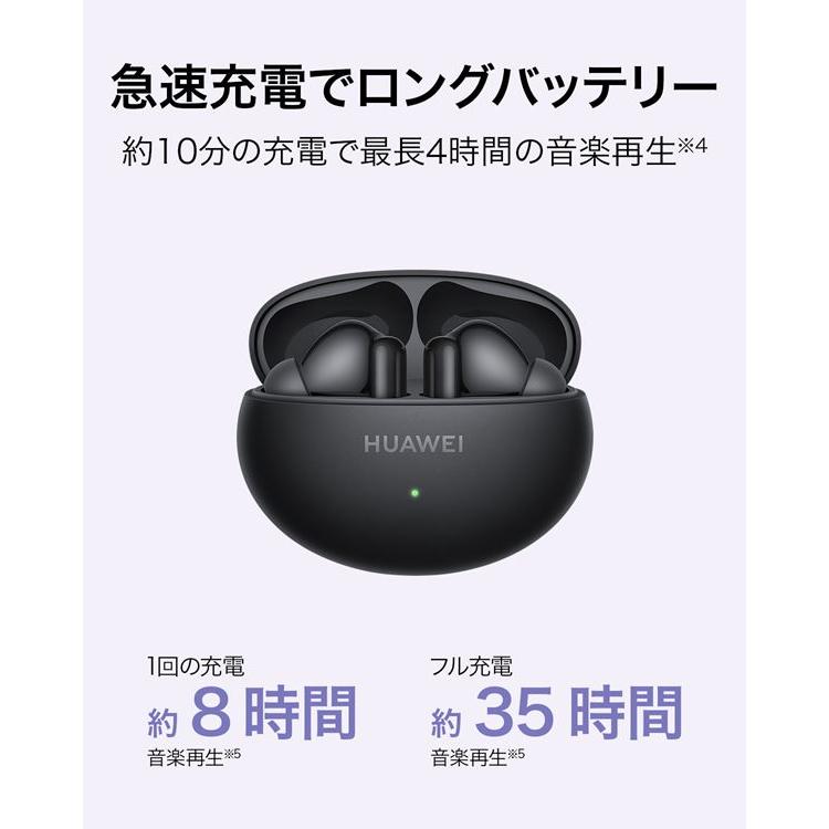 HUAWEI FreeBuds 6i White ワイヤレスイヤホン Bluetooth マイク HUAWEI FreeBuds 6i White ワイヤレスイヤホン Bluetooth マイク