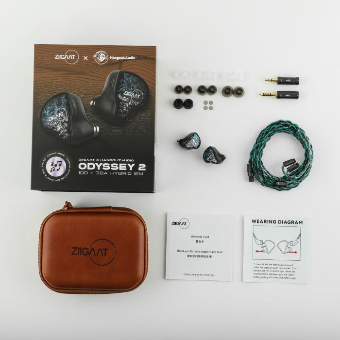 限定価格 美品 Ziigaat Odyssey 2 有線イヤホン 高音質 ZIIGAAT ZiiGaat ZiiGaat x Hangout.Audio:Odyssey 2 有線イヤホン