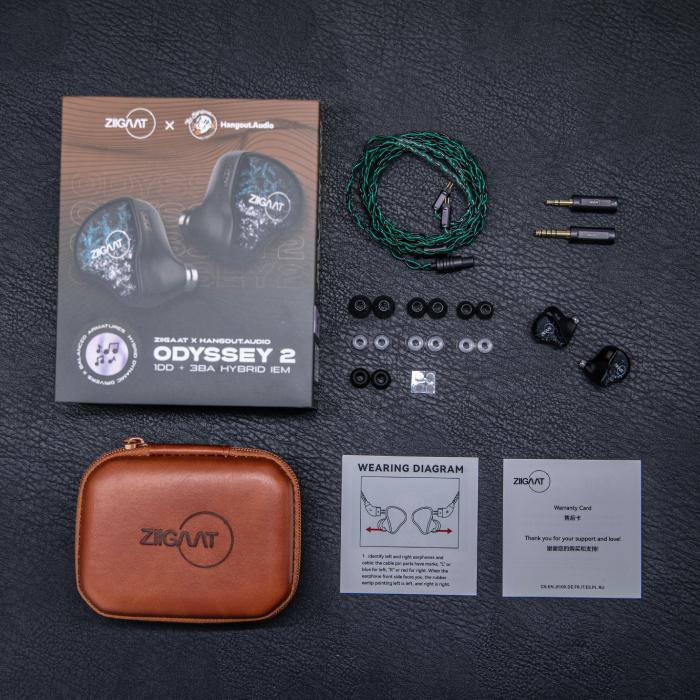 ZIIGAAT ZiiGaat ZiiGaat x Hangout.Audio:Odyssey 2 有線イヤホン