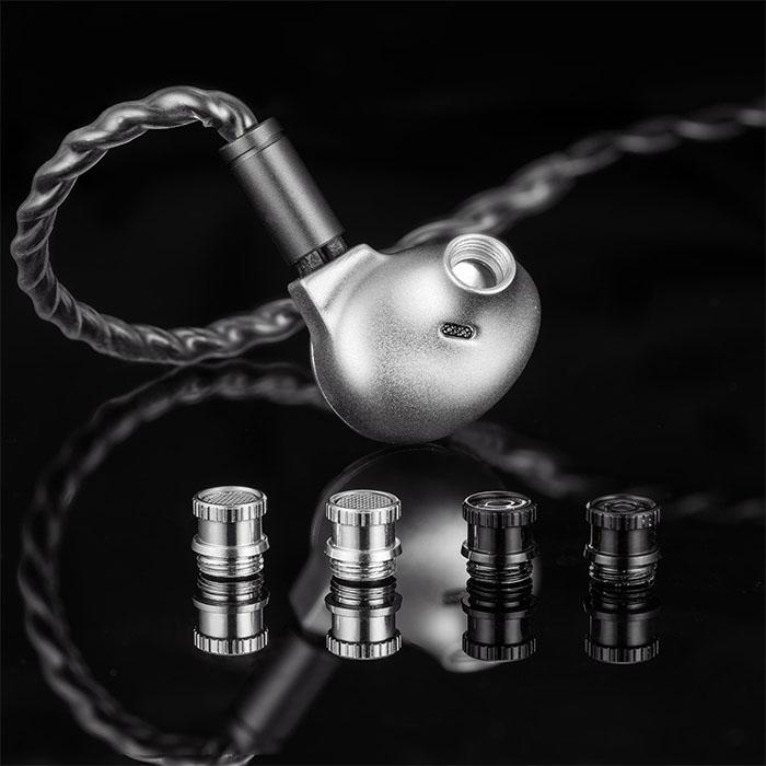 ORIVETI bleqk Purecaster 有線イヤホン イヤホン 有線 密閉型 カナル型 シュア掛け リケーブル対応 CIEM 2pin 3.5mm 4.4mm オリベティの画像