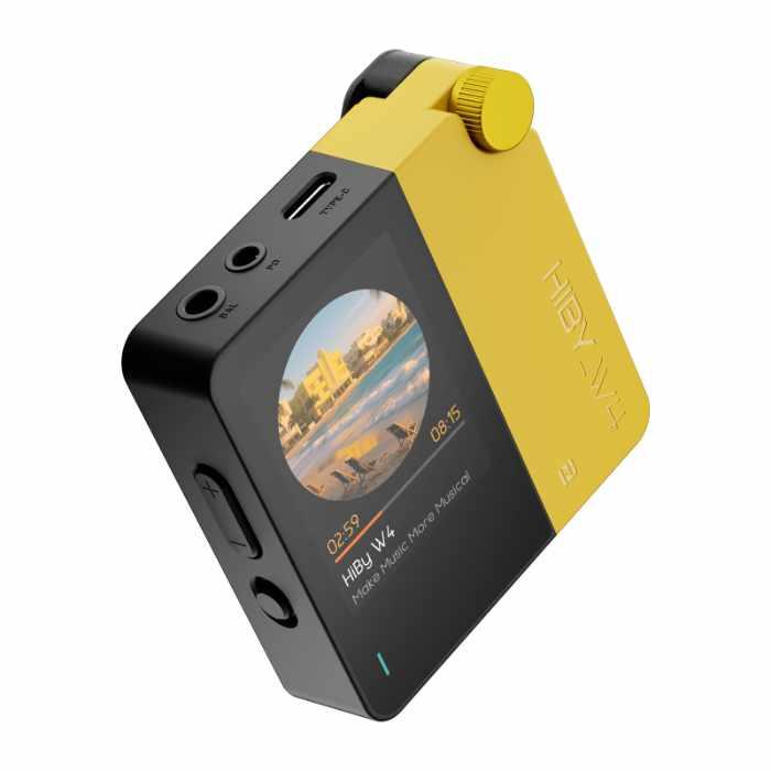 HiBy Music HiByMusic W4 Yellow ポータブルDAC Bluetooth接続 3.5mm