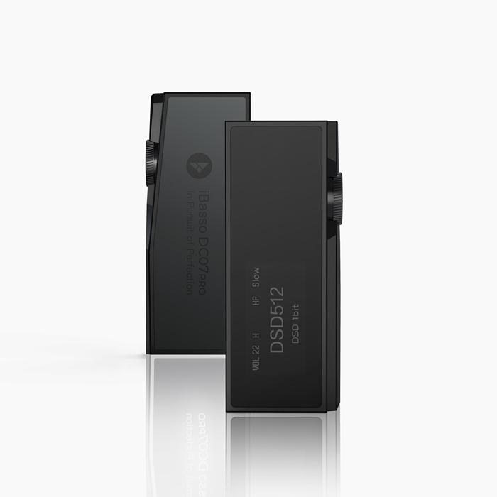 iBasso Audio DC07PRO Black ヘッドホンアンプ DAC アンプ USB Type-C Lightning Android 高音質 アイバッソオーディオの画像