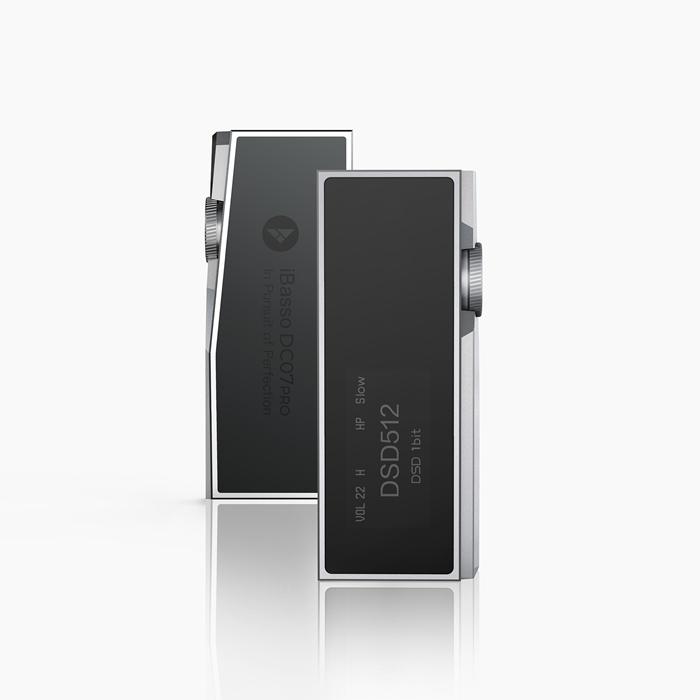 iBasso Audio DC07PRO Silver ヘッドホンアンプ DAC アンプ USB Type-C Lightning Android 高音質 アイバッソオーディオの画像