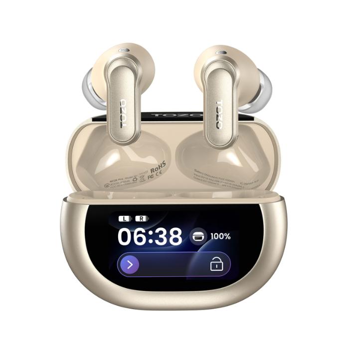 TOZO Aerosound6 Pro ゴールド【TZ-T11127CP】 完全ワイヤレスイヤホン