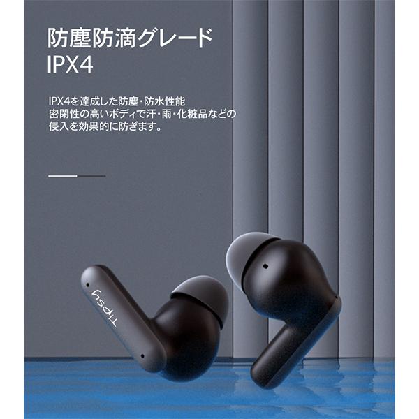 Tipsy　K2 ワイヤレスイヤホン カナル型 ノイズキャンセリング マイク付き 通話 ティプシー｜e-earphone｜10