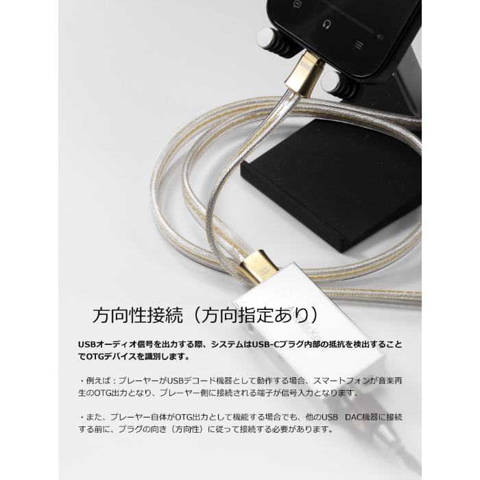 ddHiFi ddHiFi TC19CC Gold 100cm USBケーブル Type-C USB-C スムーズ